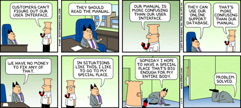 Dilbert On User Interfaces